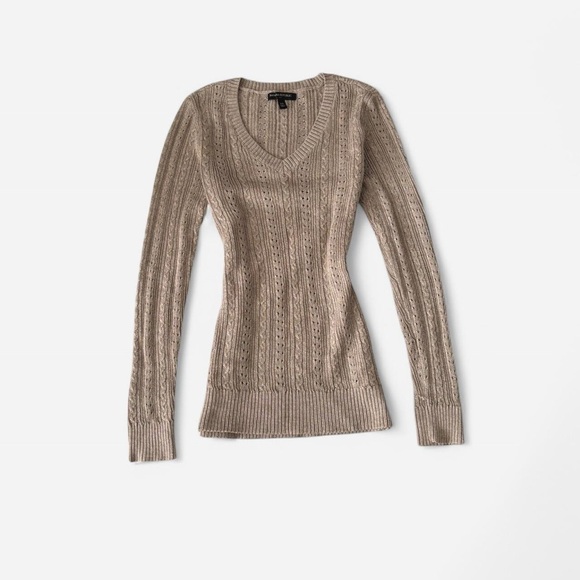 Women's Beige Sweater - Picture 3 of 3